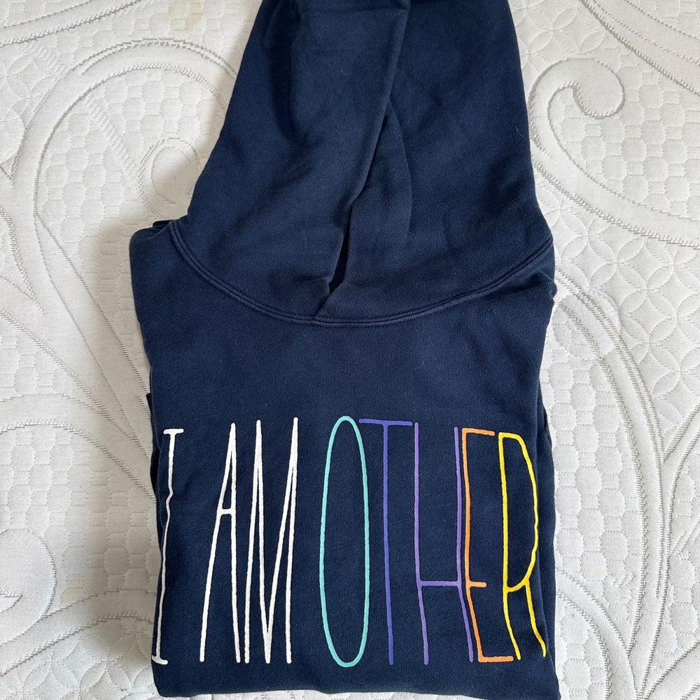Men’s Uniqlo x Pharrell Williams Navy Blue Hoodie Pullover I AM OTHER Size M
